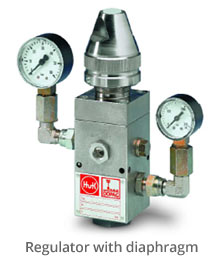 Material Pressure Regulatr with Diaphragm